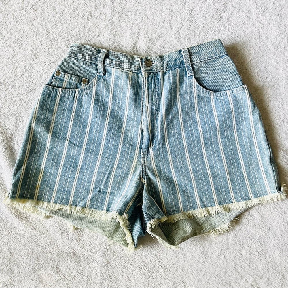 Palmettos High Waist Jean Shorts
